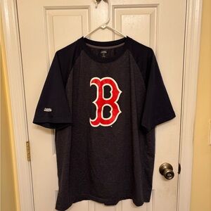 Boston Red Sox Stitches Casual Navy Blue MLB T-Shirt